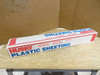 Husky CF0412C; Clear Polyethelene Sheeting; 12' x 100' 4mil