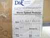 Sterling 37.SDF6K141; Washdown Gearbox; 0.883HP; 60:1 Ratio