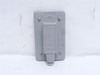 Appleton FSK1VTS; Malleable Iron Weatherproof Cover; 1-Gamng