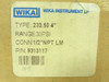 Wika 233.50-4"; Pressure Gauge; 1/2"NPT; 0-30PSI; 4" Face