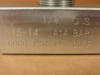 KF Industries 15-14; Needle Valve; 1/4"NPT; 6000PSI; 414bar
