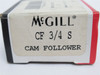 McGill CF 3/4 S; Cam Follower; Roller: 3/4"OD x 1/2" Wide