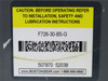 Boston Gear F726-30-B5-G; Gearbox; 30:1; 1.68 InputHP;