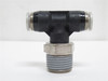 Festo QST-3/8-1/4-U; Lot-2; Tee Fitting 153700 1/4PTC x 3/8NPT