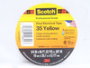 Scotch 35 YELLOW; Yellow Electrical Tape; 3/4" Wide x 66'