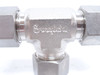 Swagelok SS-810-3; Air Tube Tee; SS-316; 1/2" Compression