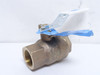 Nibco T-585-80-LF-1; Lead-Free Bronze Ball Valve; 1NPT