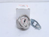 LENZ AUB-100-20RC; Liquid Filler Pressure Gauge; 0-100PSI