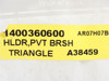 Triangle A38459; Aluminum Pivot Brush Holder