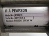 RA Pearson A100619; Air Cylinder 250PSI; 4" Stk