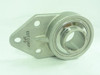 EDT  4Y3PD8-20FX; 3-Bolt SS Flanged Ball Bearing 1.25"ID