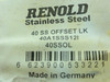 Renold 40SSOL; Stainless Steel Offset Link # 40