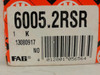 FAG 6005.2RSR; Ball Bearing 25mm ID x 47mm OD x 12mm Wide