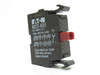 Eaton M22-K01; Contact Block; 22.5mm; 6A; 120VAC; SPST; 1NC