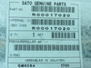 Sato R00017020;  Pressure Roller Assembly 8485