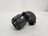 Thomas Betts BVWD-P132GT-11; Elbow Connector 90Deg; Black 3/4"