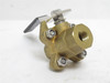 Industry-Std 1WMK2; Brass Inline Ball Valve 1/4NPT; 600CWP