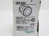 Schneider ZB4BA5; Push Button Actuator; Yellow; 22mm