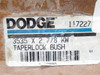 Dodge 3535 X 2-7/8; Taper-Lock Bushing 2-7/8"ID-NO set Screws