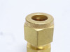 Swagelok B-600-12; Brass Tube Fitting 3/8" Tube x  3/8NPT