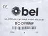 bel BC-DV006F; Adaptor Cable; DVI-D To SHD; 6' Long