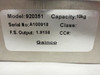 Gainco 920351; Loadcell; 10kg Capacity; 10' Cord