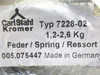 Carl Stahl Kromer 7228-02; Zero Gravity Tool Balancer Spring