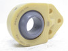 EDT NA3GB7-3/4-LC; Poly Flange Bearing; 3/4"ID; 3-Bolt Mount
