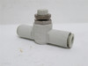 SMC AS2051FG; Inline Manual Flow Control Valve; 5/16" PTC