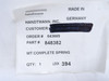 Handtmann 848382; Pressure Spring; 6BAR; 4.47" Long; 0.82"OD