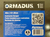 Ormadus 254478; Sidewalk Ice Scraper; 48" Handle; 7" Scraper