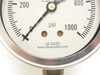Dixon GLS435; Liquid Filled Pressure Gauge; SS Case; 0-1000PSI