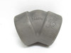 Industry-Std 4KUR1; Black Cast Iron Elbow; 45Deg; 1-1/4NPT