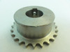 Ametric 32B25SS; Sprocket; 3/8" Pitch; 25T; 25mm ID; SS