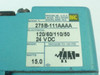 MAC 275B-111AAAA; Solenoid Valve; 110/120VAC; 24VDC; 15W