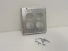Raco 979; Square Exposed Work Cover; Duplex Receptacle
