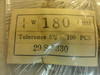 MFG- 29SJ330-180; LOT-700; Resistor 180Ohm 5% 1/4W