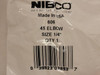 Nibco U606 1/4; Lot-2; Wrot Copper Elbow; 45Deg; Size: 1/4"