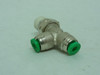 Numatics 116-108-020; Male Swivel Run Tee 1/8" x 1/8 MNPT