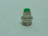 Numatics INW103-108-021; Lot-6 Straight Connector 1/8" x 1/4 NPT