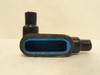 T&B LL17-B-1; Ocal-Blue Conduit 90Deg; Size: 1/2" NO Cover