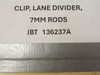 JBT 136237A; Lot-4700; Lane Divider Clips; SS; 7mm Rods