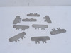 JBT 136237A; Lot-4700; Lane Divider Clips; SS; 7mm Rods