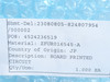 Cryovac ZFUR016545A; PC Board; F/VS-2