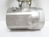 Industry-Std 1WNB6; Ball Valve; SS-316; 2NPT; Inline; 2-Piece