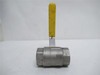 Jamflow YK5210-1-1/2; Ball Valve SS; 1-1/2NPT; Spring Return Handle