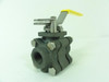 Apollo 83B14301; Carbon Steel 3-Piece Valve; 1/2"NPT