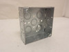 Raco 191; Electrical Box; Galvanized; 4" Wide x 4" Height