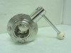 Flowtech 896423-304; Sanitary Butterfly Valve; SS-304; Size: 2"
