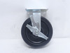 MHS Castor R282RPH; Rigid Caster; 8" x 2" Phenolic Wheel